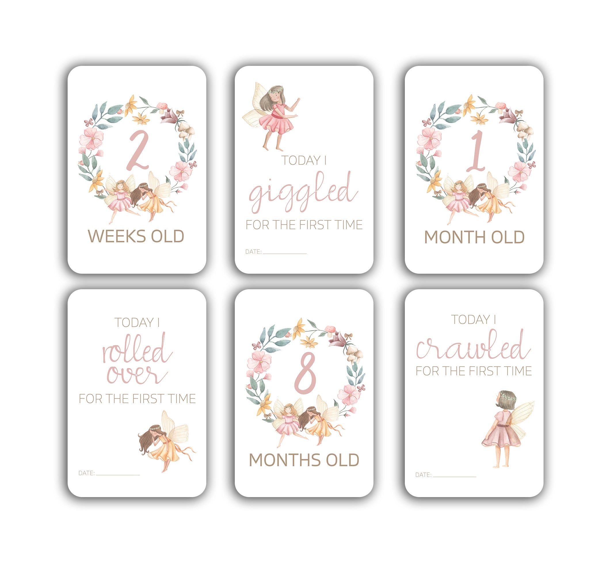 Girl store milestone cards